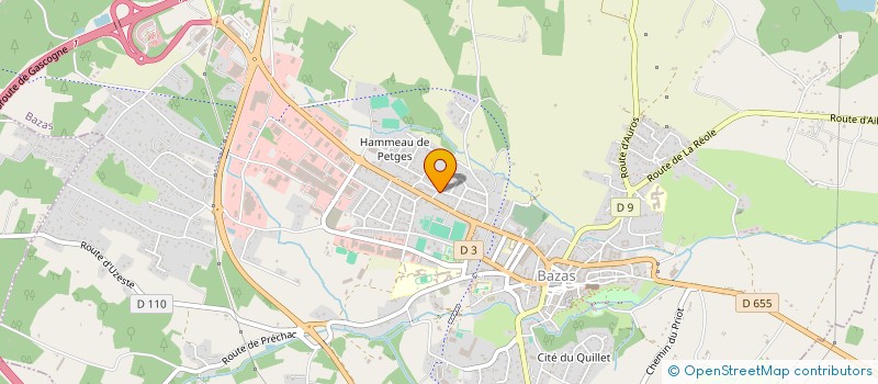 localisation de l'entreprise MONSIEUR BRUNO TURANI  BAZAS