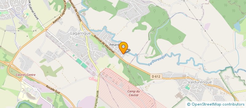 localisation de l'entreprise MONSIEUR BRUNO USSIA  LAGARRIGUE