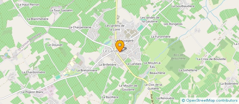 localisation de l'entreprise MONSIEUR BRUNO VAL  LE LANDREAU