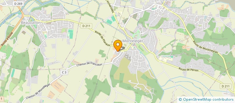 localisation de l'entreprise MONSIEUR BRUNO VALETTE à BEAUMONT-LES-VALENCE