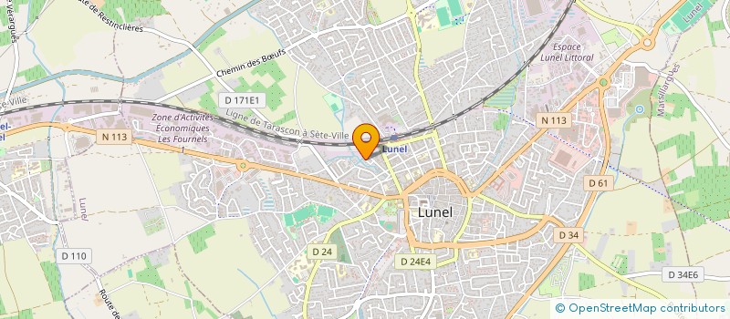 localisation de l'entreprise MONSIEUR BRUNO VALETTE à LUNEL