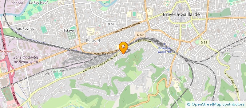localisation de l'entreprise MONSIEUR BRUNO VALLO à BRIVE-LA-GAILLARDE