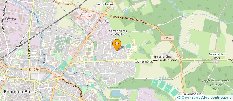 localisation de l'entreprise MONSIEUR BRUNO VAN DER VOSSEN à BOURG-EN-BRESSE