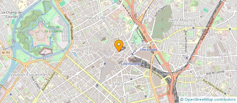 localisation de l'entreprise MONSIEUR BRUNO VAN WAES  LILLE