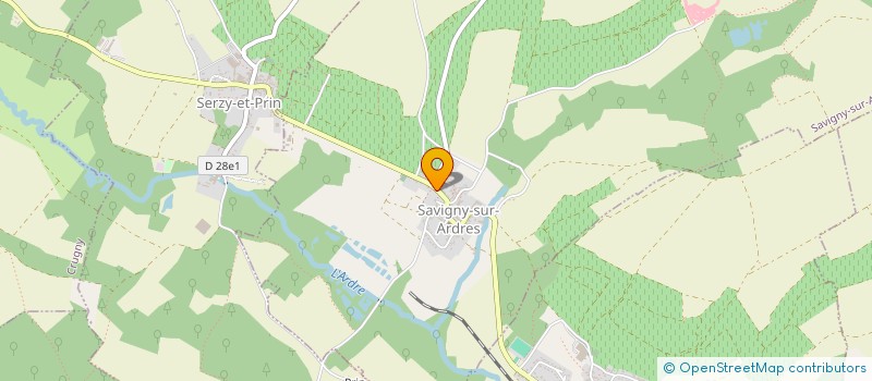 localisation de l'entreprise MONSIEUR BRUNO VAN WAESBERGHE à SAVIGNY-SUR-ARDRES