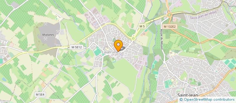 localisation de l'entreprise MONSIEUR BRUNO VANBOCKSTAEL  LAVERUNE