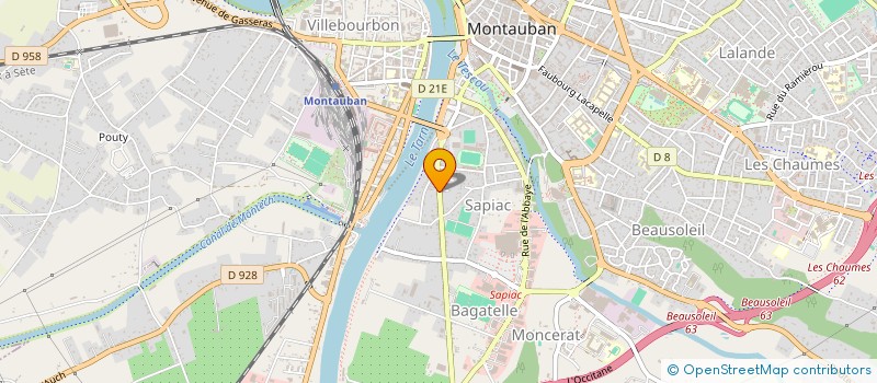 localisation de l'entreprise MONSIEUR BRUNO VANDEKERCKHOVE  MONTAUBAN