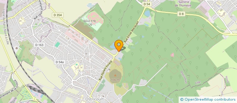 localisation de l'entreprise MONSIEUR BRUNO VANDENABELLE  OSTRICOURT