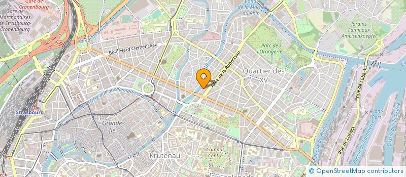 localisation de l'entreprise MONSIEUR BRUNO VANSTAEVEL à STRASBOURG