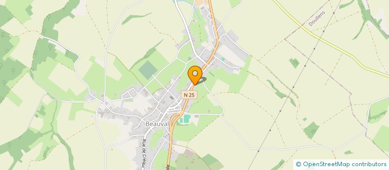 localisation de l'entreprise MONSIEUR BRUNO VANTHOUROUT  BEAUVAL