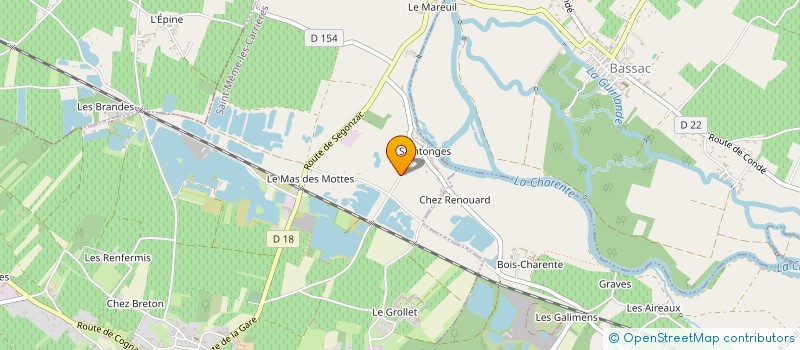 localisation de l'entreprise MONSIEUR BRUNO VARACHE à SAINT-MEME-LES-CARRIERES