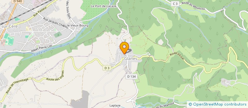 localisation de l'entreprise MONSIEUR BRUNO VAREILHIAS  GLANES