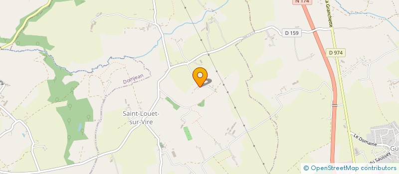 localisation de l'entreprise MONSIEUR BRUNO VASTEL  SAINT-LOUET-SUR-VIRE