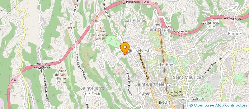 localisation de l'entreprise MONSIEUR BRUNO VECCHINI à NICE