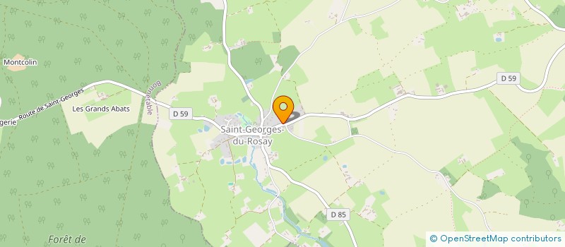 localisation de l'entreprise MONSIEUR BRUNO VENARA  SAINT-GEORGES-DU-ROSAY