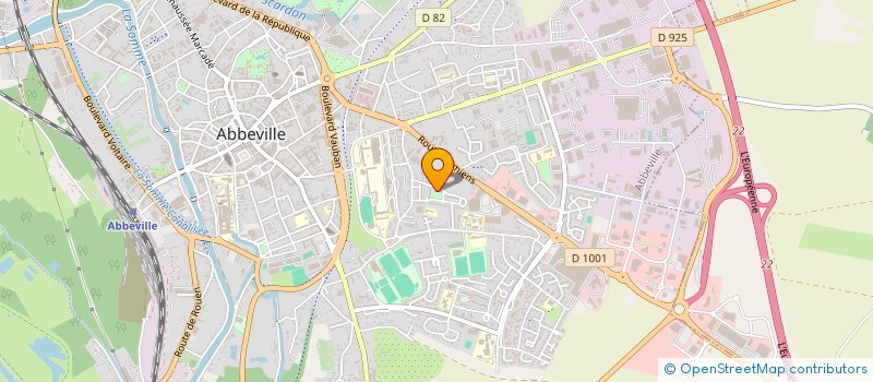 localisation de l'entreprise MONSIEUR BRUNO VERBEKE à ABBEVILLE