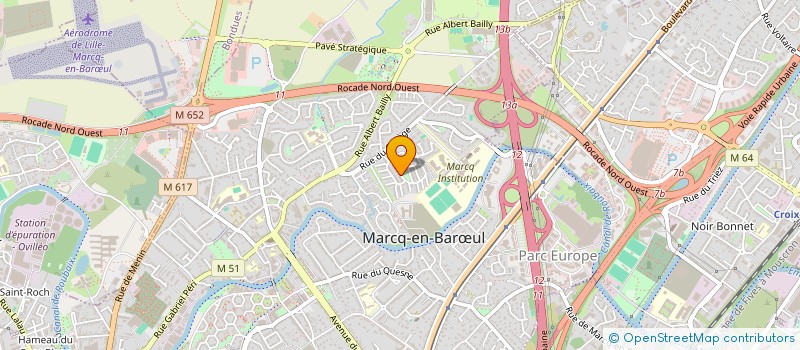 localisation de l'entreprise MONSIEUR BRUNO VERCAMMEN à MARCQ-EN-BARŒUL