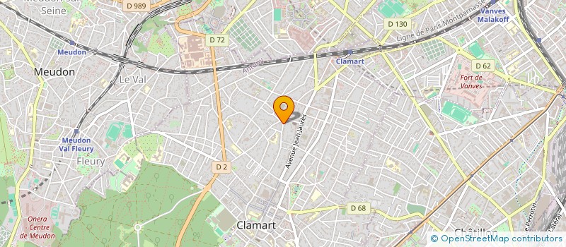 localisation de l'entreprise MONSIEUR BRUNO VERFAILLIE à CLAMART