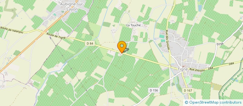 localisation de l'entreprise MONSIEUR BRUNO VERGNE à TERRANJOU