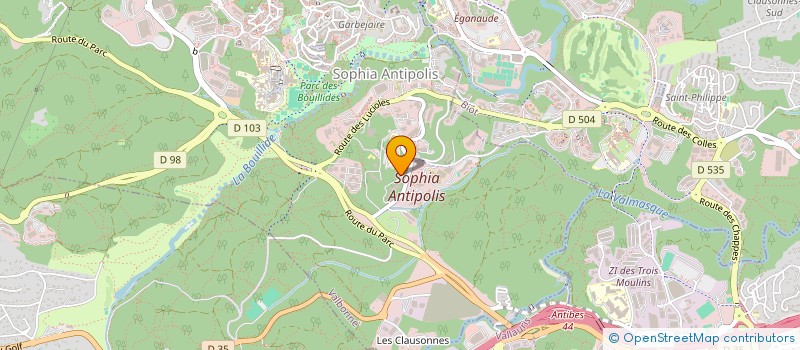 localisation de l'entreprise MONSIEUR BRUNO VERGNES à VALBONNE