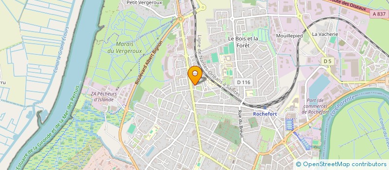 localisation de l'entreprise MONSIEUR BRUNO VERMINIK  ROCHEFORT