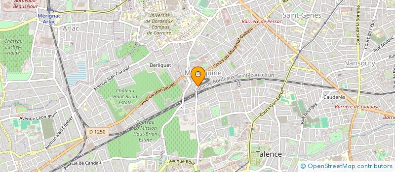 localisation de l'entreprise MONSIEUR BRUNO VERNAY  TALENCE