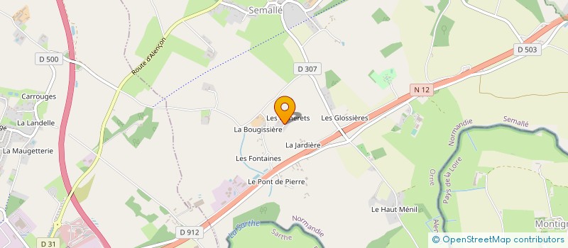 localisation de l'entreprise MONSIEUR BRUNO VERNIER à SEMALLE