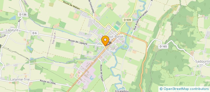 localisation de l'entreprise MONSIEUR BRUNO VERRECCHIA  TRIE-SUR-BAISE