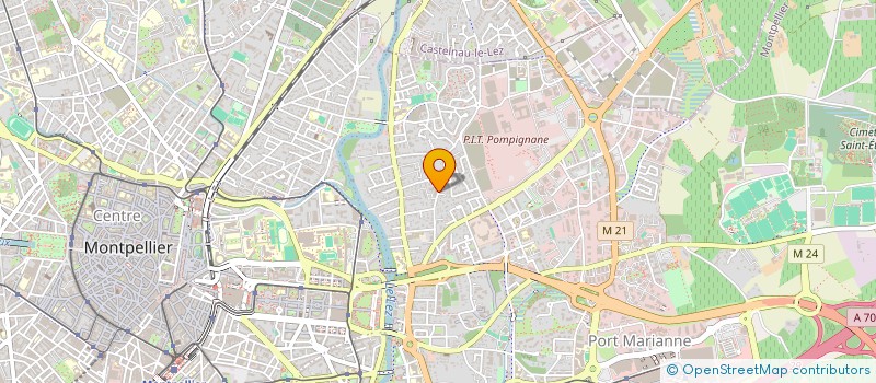 localisation de l'entreprise MONSIEUR BRUNO VIANA RAJAO  MONTPELLIER