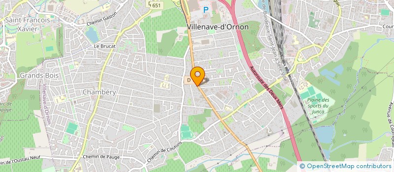 localisation de l'entreprise MONSIEUR BRUNO VIATEAU  VILLENAVE-D'ORNON