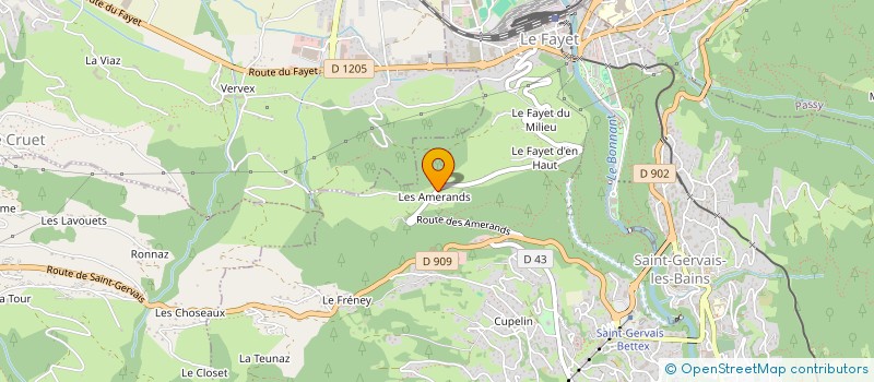 localisation de l'entreprise MONSIEUR BRUNO VICTOR EUGENE  SAINT-GERVAIS-LES-BAINS