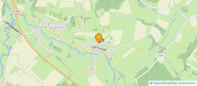 localisation de l'entreprise MONSIEUR BRUNO VIEILLARD  RACECOURT