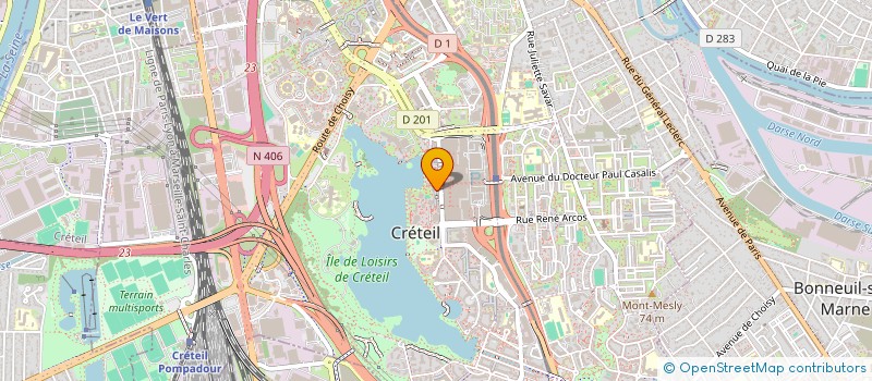 localisation de l'entreprise MONSIEUR BRUNO VIGNON  CRETEIL