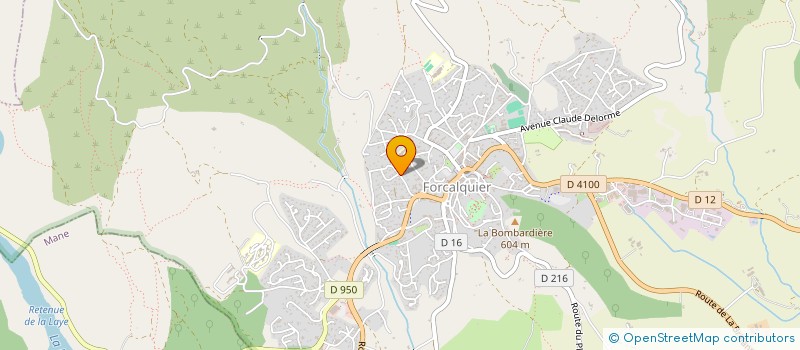 localisation de l'entreprise MONSIEUR BRUNO VILLEDIEUX  FORCALQUIER