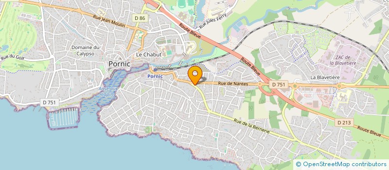 localisation de l'entreprise MONSIEUR BRUNO VINCENT  PORNIC