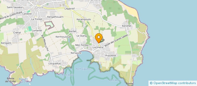 localisation de l'entreprise MONSIEUR BRUNO VIOLET  GROIX