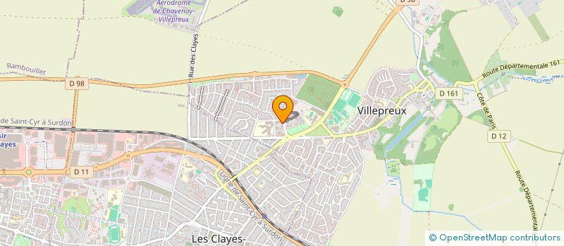 localisation de l'entreprise MONSIEUR BRUNO VIONNET TECELAO  VILLEPREUX