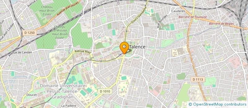 localisation de l'entreprise MONSIEUR BRUNO VITRAC  TALENCE