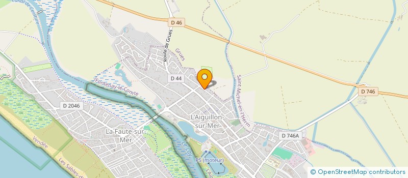 localisation de l'entreprise MONSIEUR BRUNO VIVIER à L'AIGUILLON-LA-PRESQU'ILE