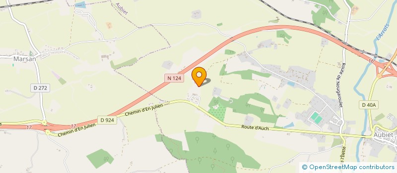 localisation de l'entreprise MONSIEUR BRUNO VLAMYNCK  AUBIET