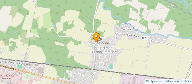 localisation de l'entreprise MONSIEUR BRUNO VOISIN à MAIZIERES-LA-GRANDE-PAROISSE