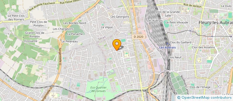 localisation de l'entreprise MONSIEUR BRUNO VOISIN à ORLEANS