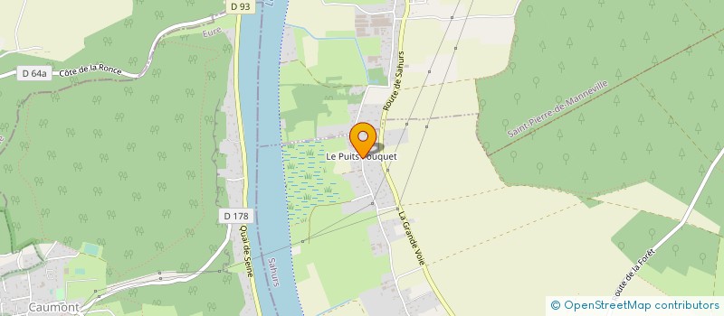 localisation de l'entreprise MONSIEUR BRUNO VOISIN  SAHURS