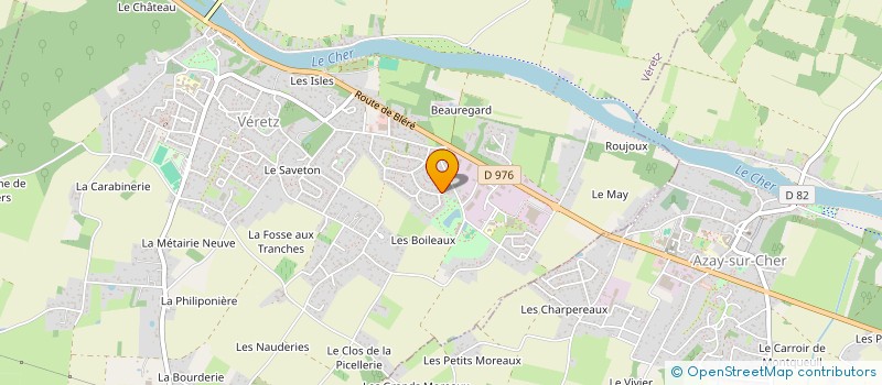 localisation de l'entreprise MONSIEUR BRUNO VOISIN  VERETZ