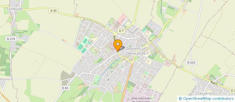 localisation de l'entreprise MONSIEUR BRUNO VOLLE  DOUVRES-LA-DELIVRANDE