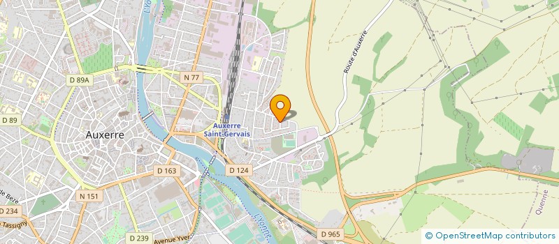localisation de l'entreprise MONSIEUR BRUNO VOLPILHAC à AUXERRE