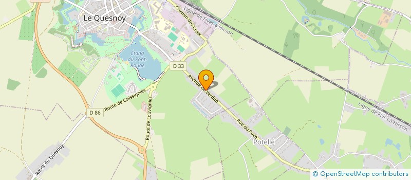 localisation de l'entreprise MONSIEUR BRUNO VOLTOLINI à LE QUESNOY