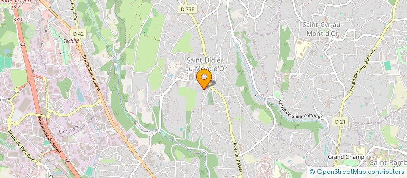 localisation de l'entreprise MONSIEUR BRUNO VONLANTHEN  SAINT-DIDIER-AU-MONT-D'OR