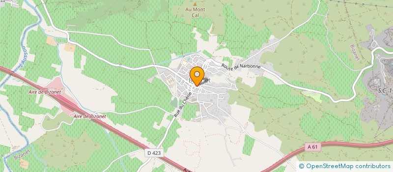 localisation de l'entreprise MONSIEUR BRUNO VORZILLO à BIZANET