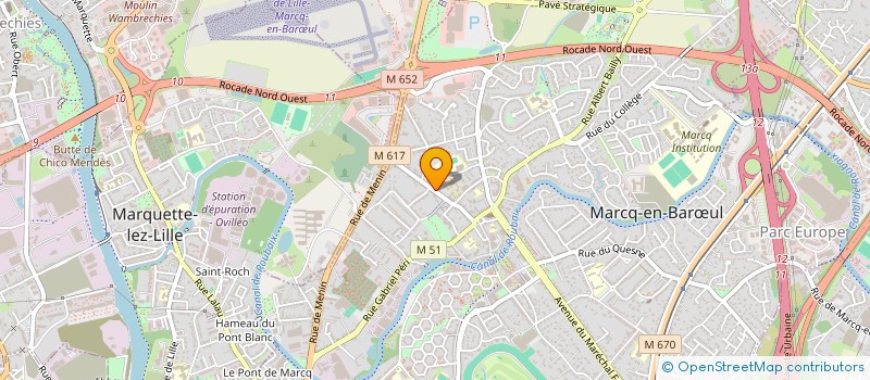 localisation de l'entreprise MONSIEUR BRUNO WALLET à MARCQ-EN-BARŒUL